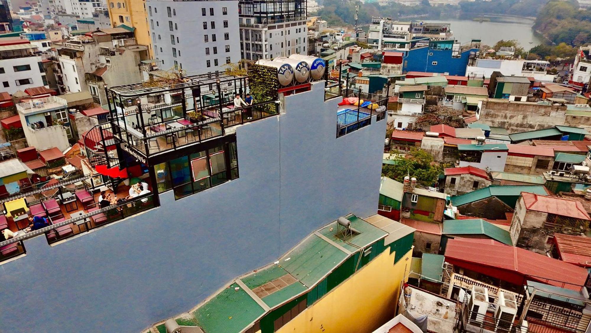 Lakeview Backpackers Hostel & Rooftop Bar Ханой Экстерьер фото